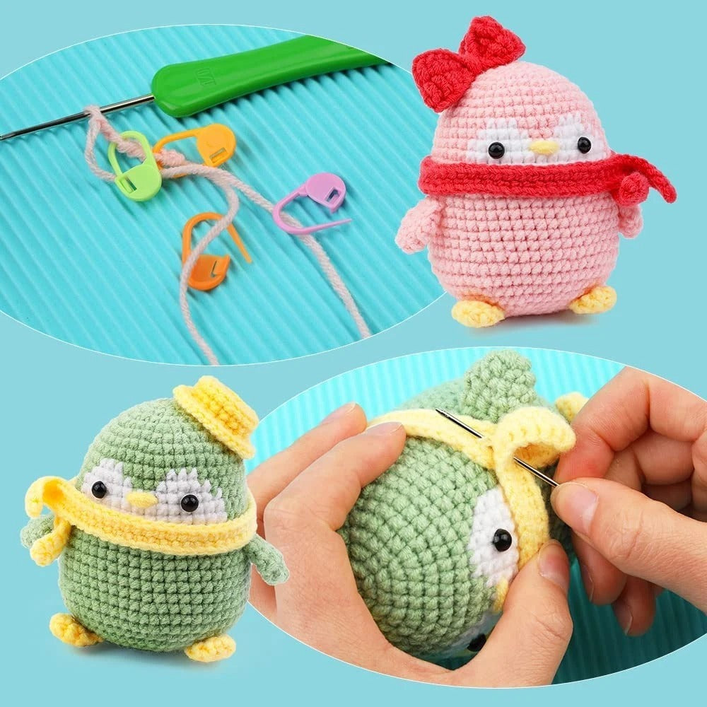 Penguin Crochet DIY Kit for Fun